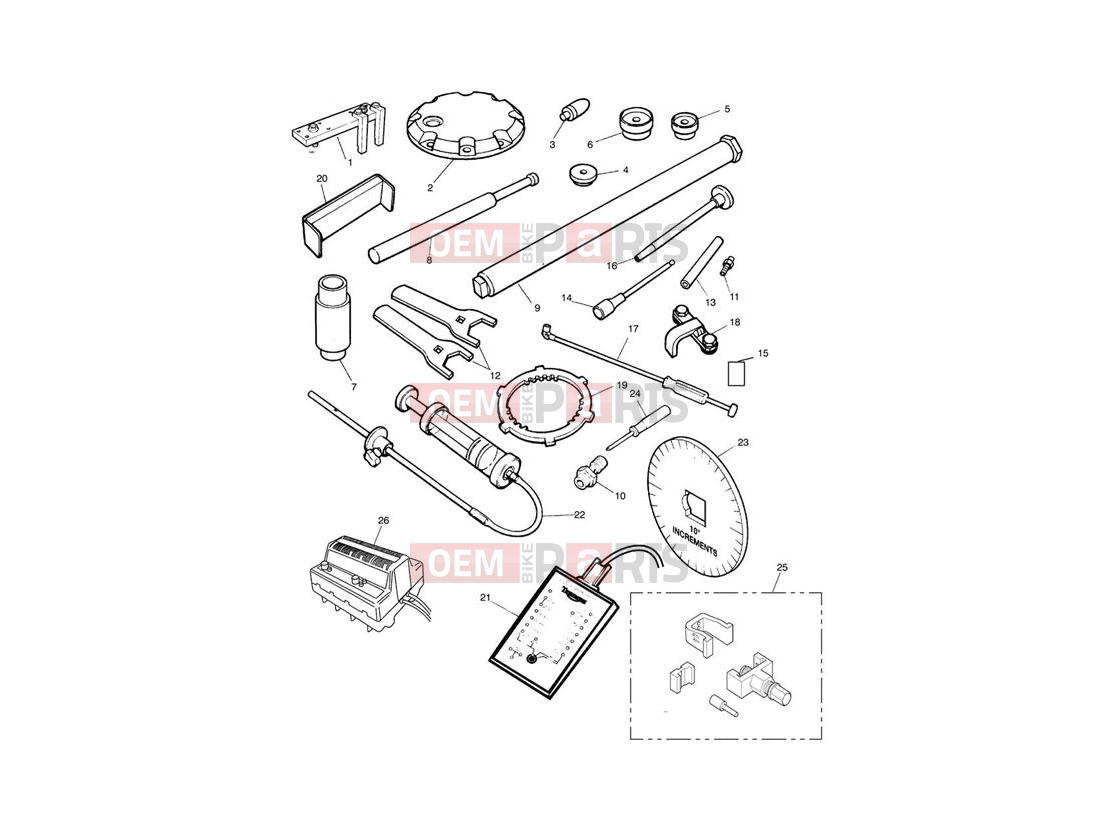 Triumph 2002 THUNDERBIRD SPORT Service Tools
