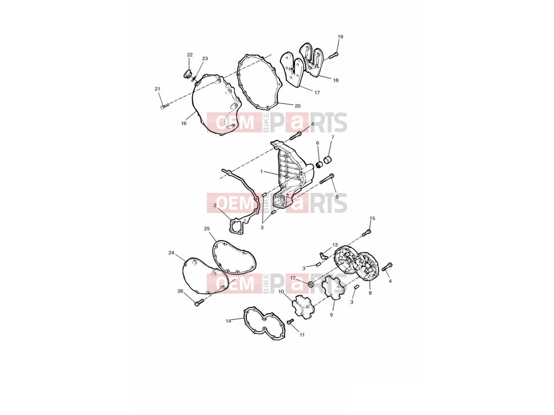 Triumph 2002 THUNDERBIRD SPORT Engine Covers
