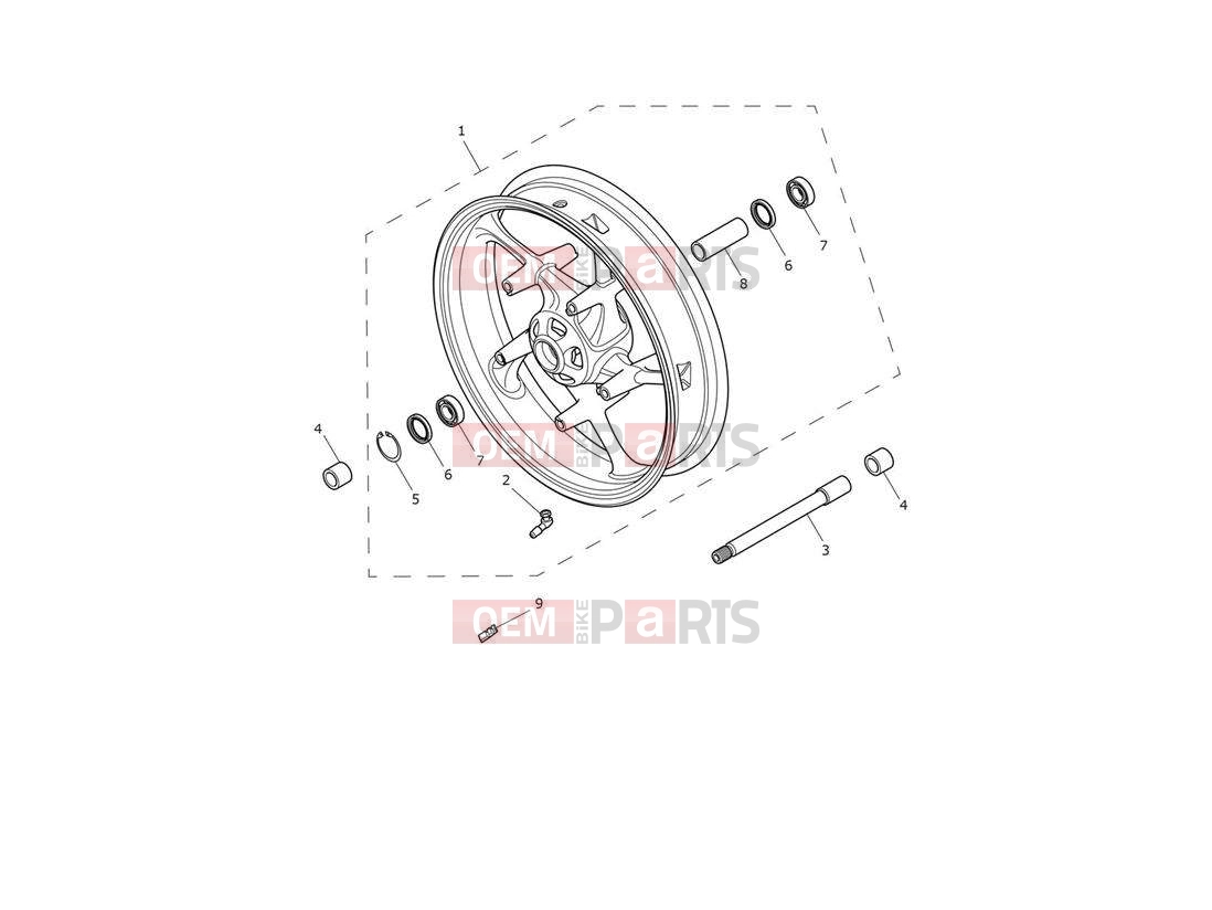 Triumph 2021 TRIDENT 660 Front Wheel
