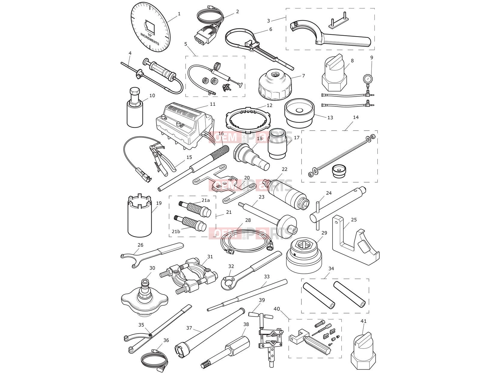 Triumph 2018 THRUXTON R Service Tools