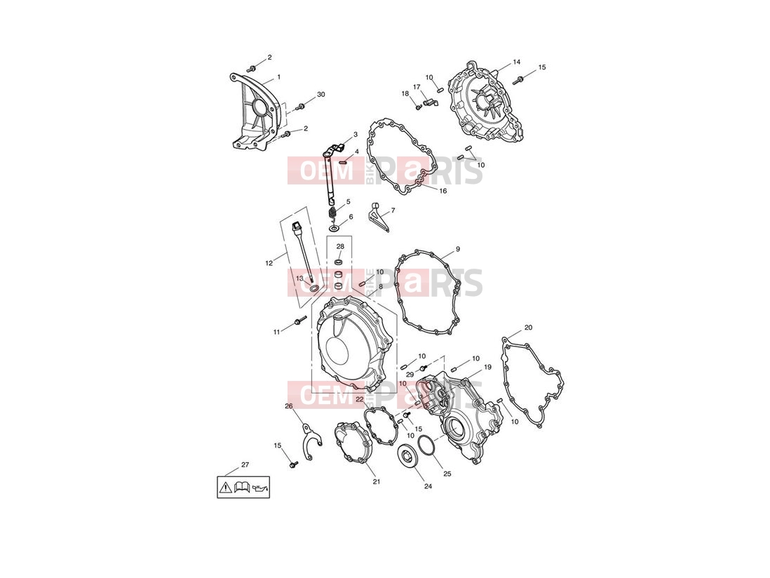 Triumph 2010 SPRINT ST 208167 > Engine Covers