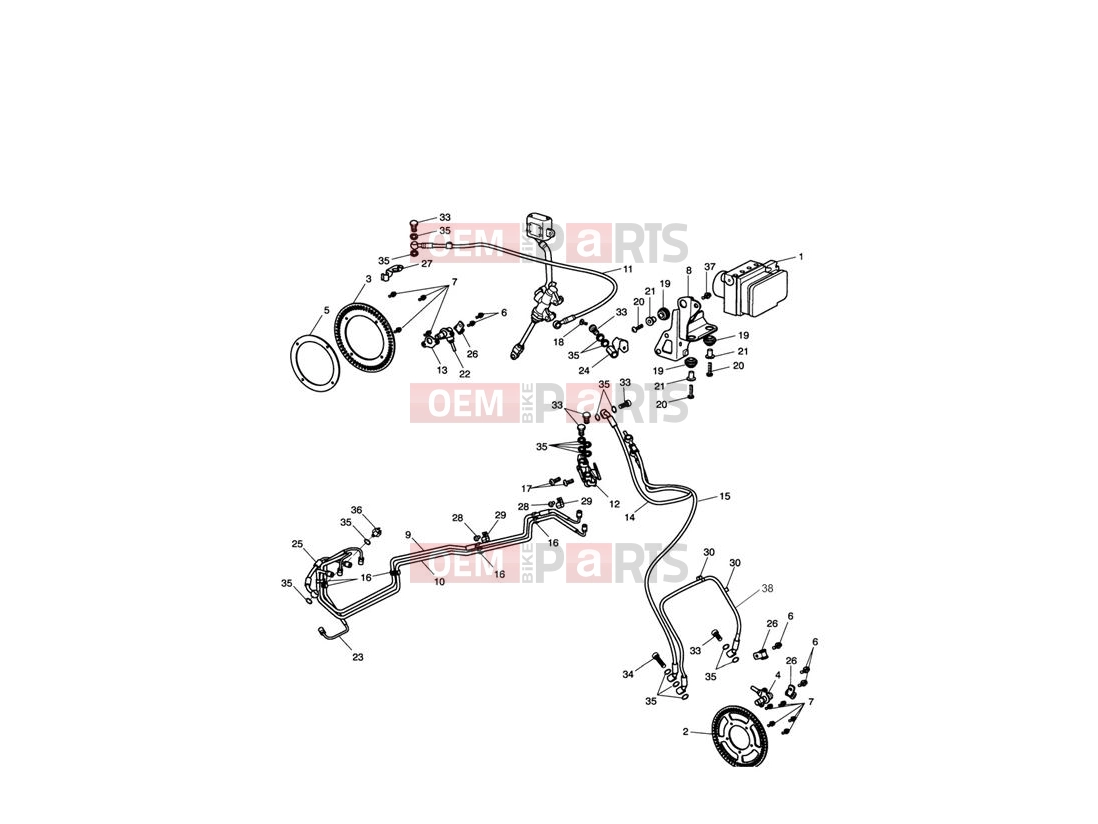 Triumph 2012 SPRINT GT ABS Components