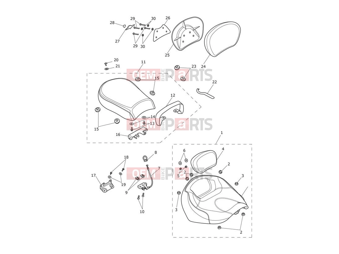 Triumph 2014 THUNDERBIRD LT Seat
