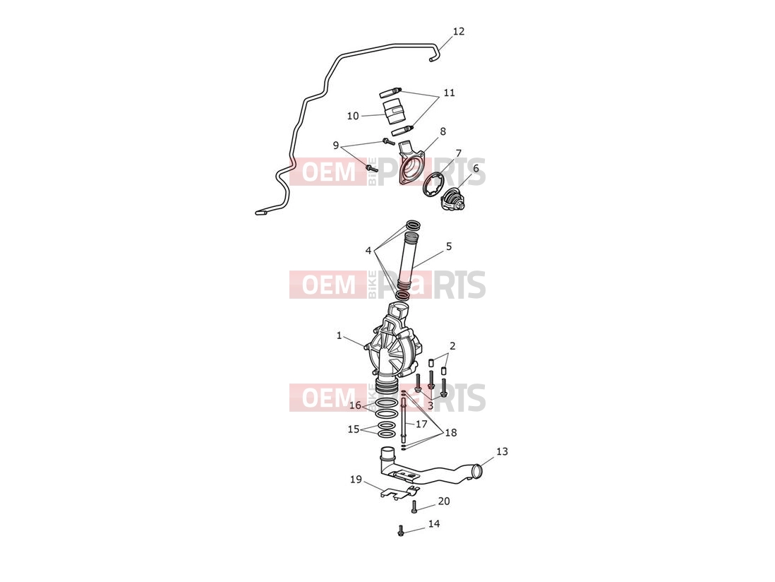 Triumph 2011 THUNDERBIRD STORM Cooling System - Continued