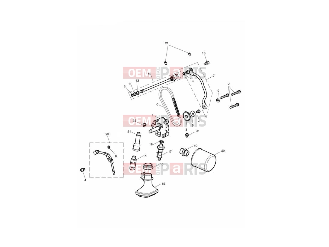 Triumph 2012 THUNDERBIRD STORM Lubrication System