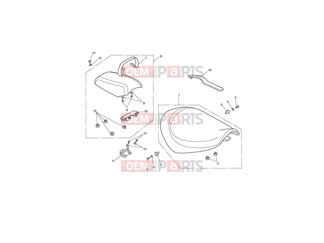 Triumph 2013 THUNDERBIRD STORM Seat