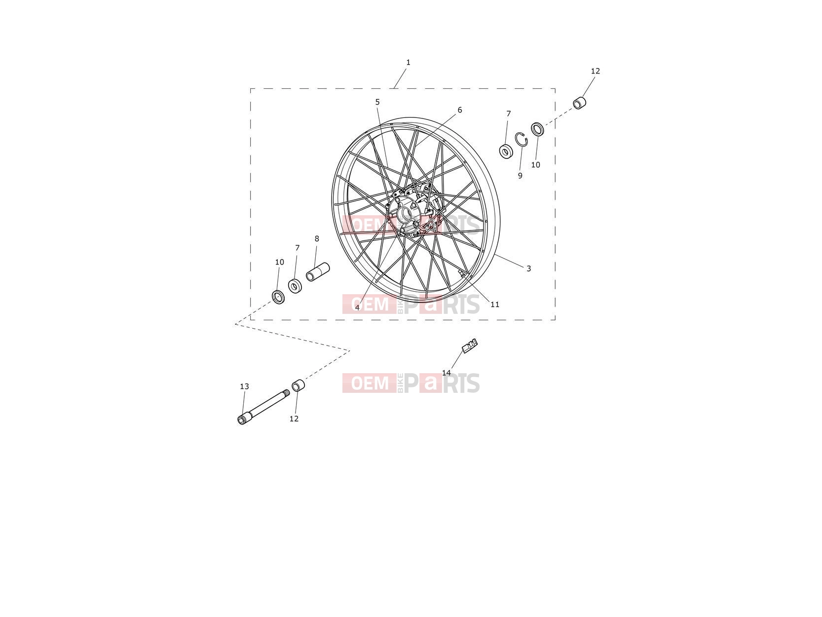 Triumph 2021 SCRAMBLER 1200 XC Front Wheel