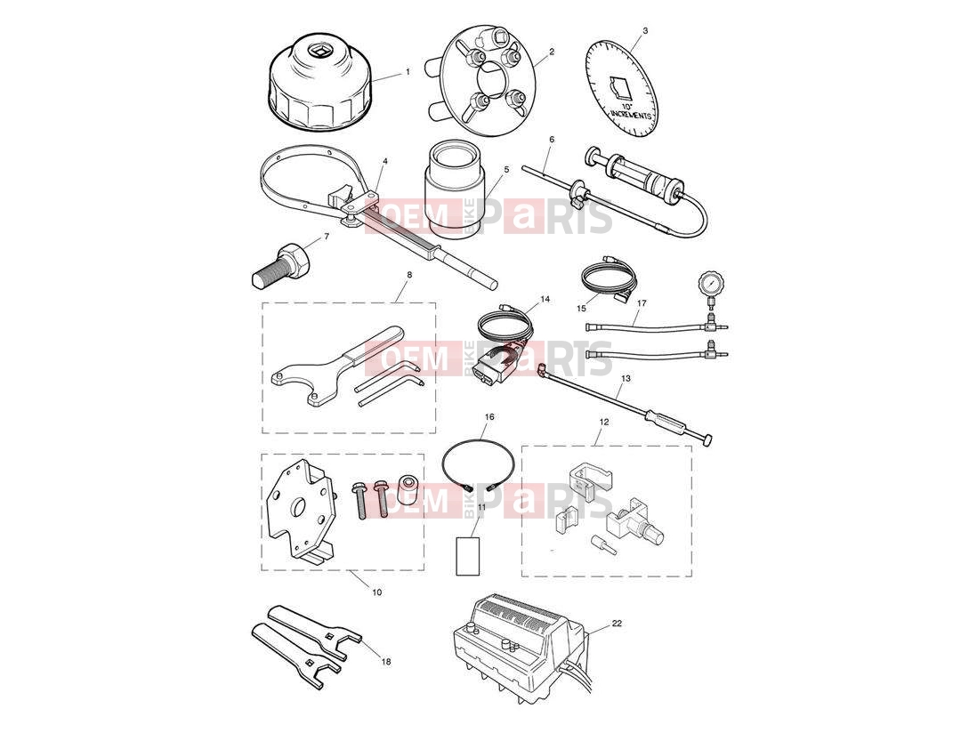 Triumph 2014 SPEEDMASTER EFI Service Tools