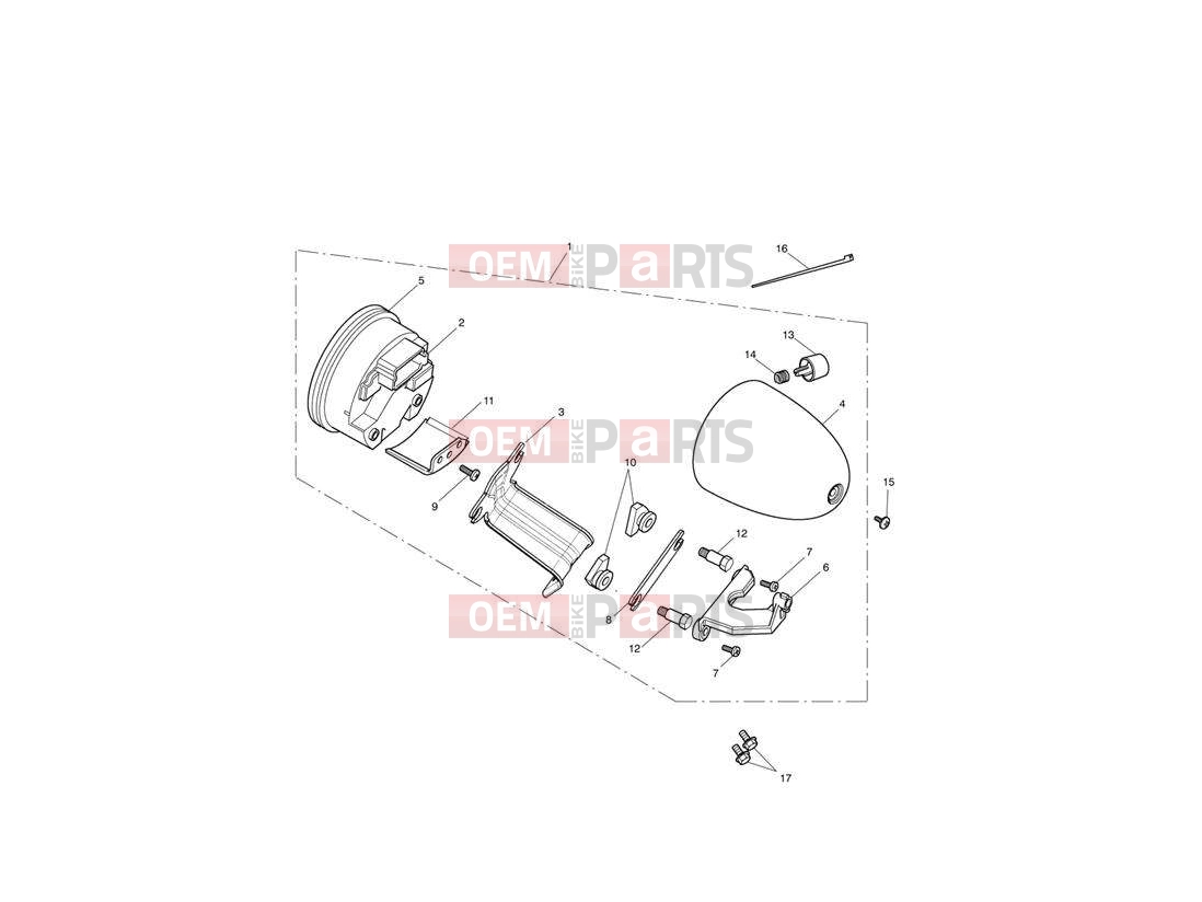 Triumph 2007 SPEEDMASTER EFI Instruments 439976