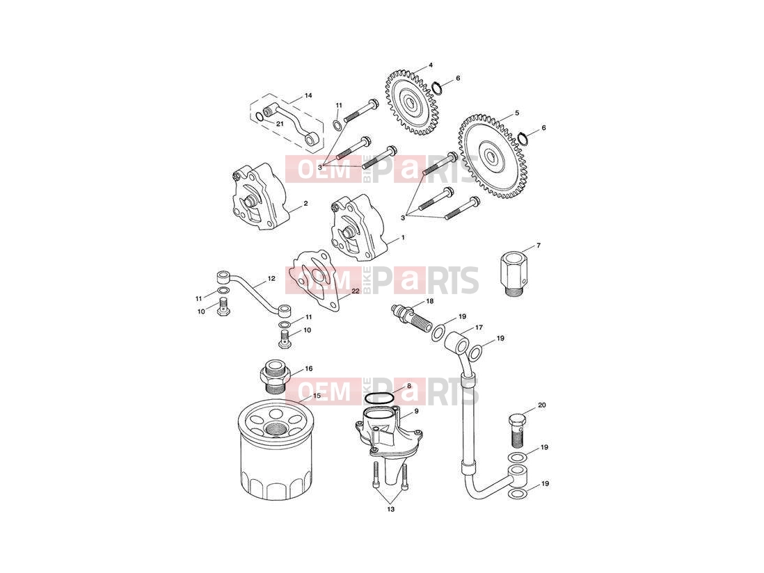 Triumph 2011 SPEEDMASTER EFI Lubrication system
