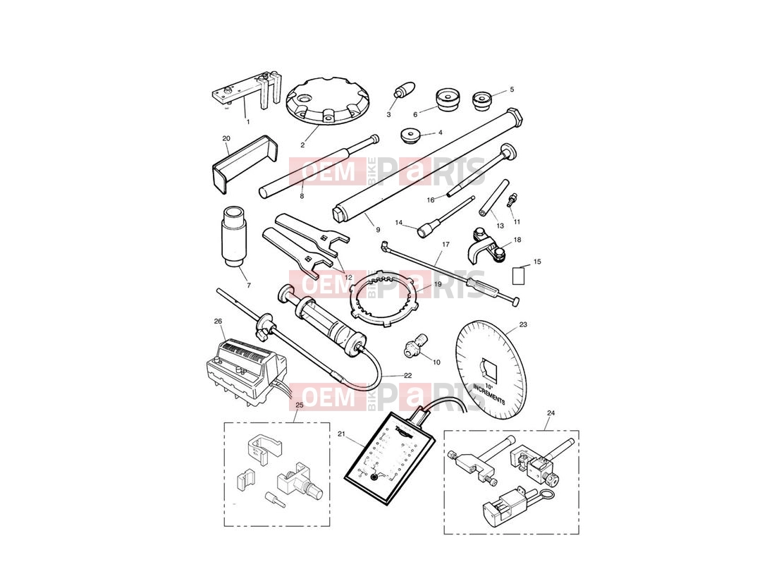 Triumph 1996 TROPHY > 29155 Service Tools