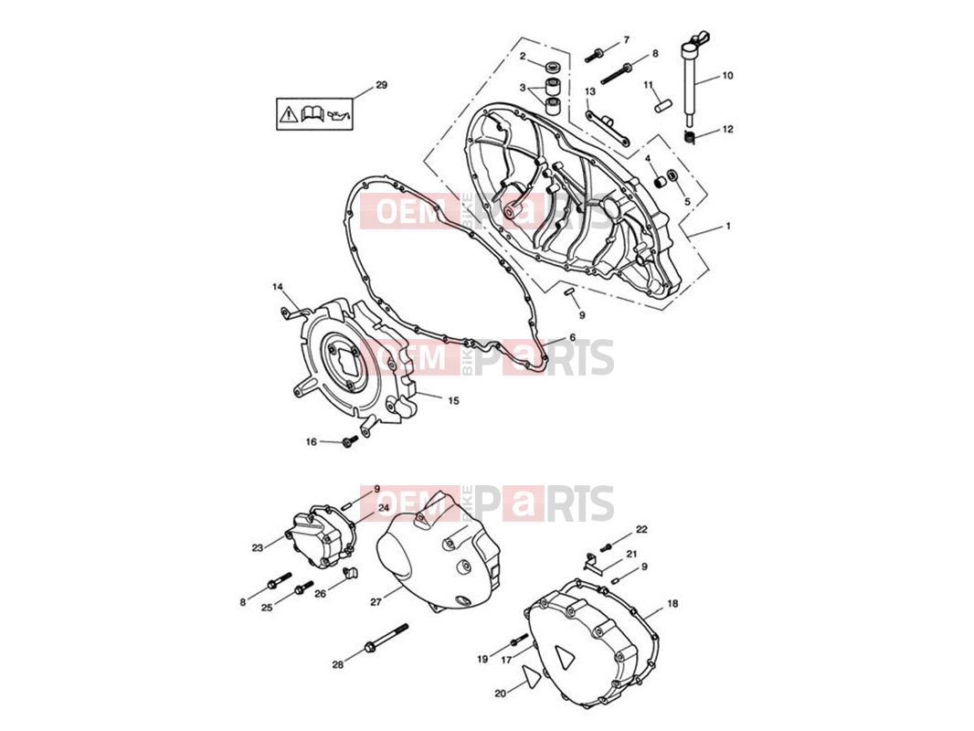 Triumph 2006 SCRAMBLER CARB Engine Covers