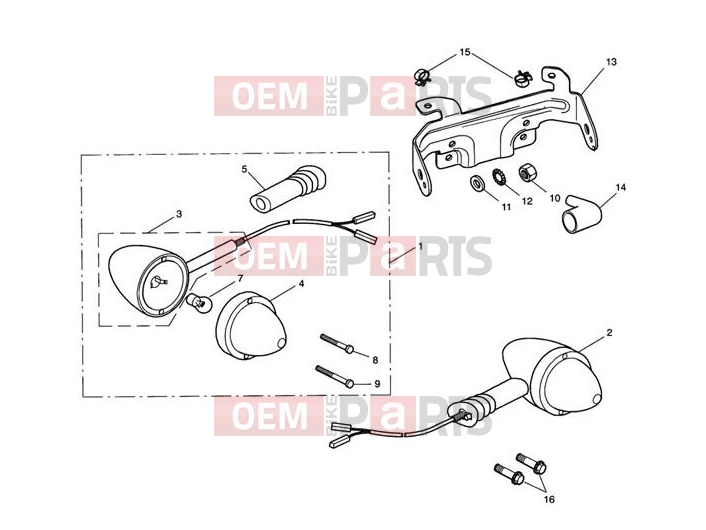 Triumph 2008 SCRAMBLER EFI Front Indicators