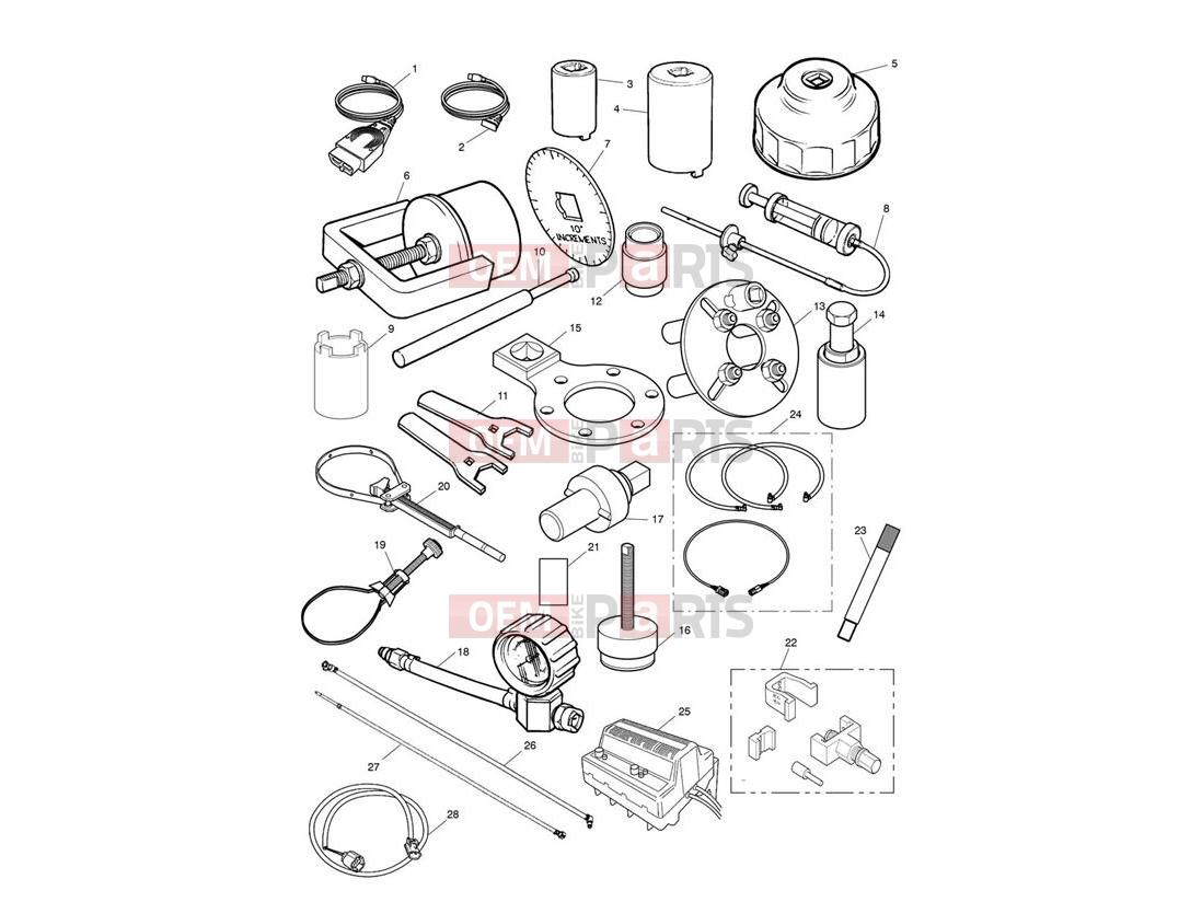 Triumph 2000 TT600 Service Tools
