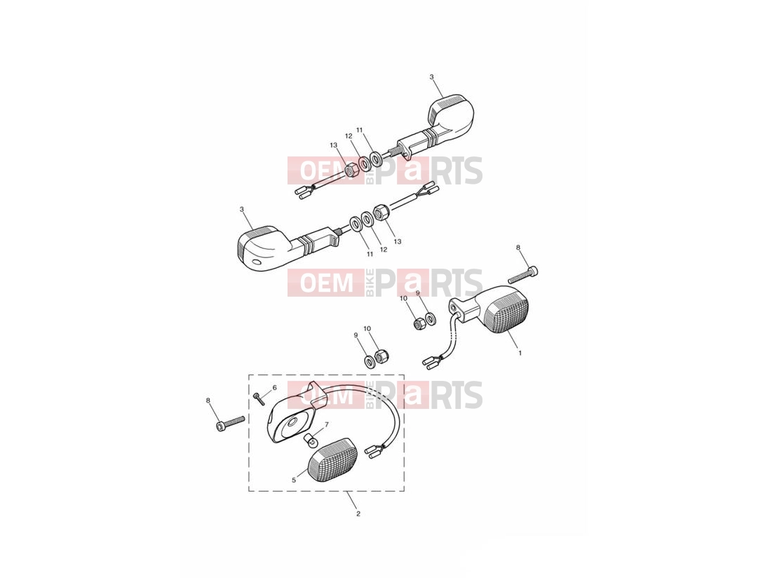 Triumph 2002 TT600 Indicators
