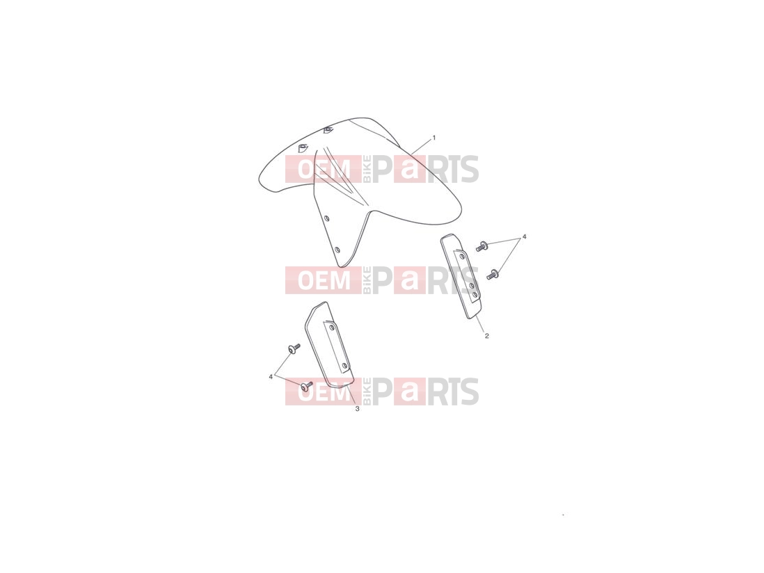 Triumph 2011 Tiger 1050 Front Mudguard