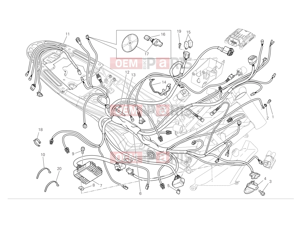 DUCATI 2009 Monster 1100 Electrical system
