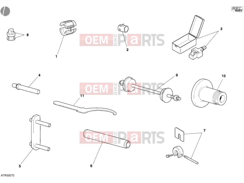 DUCATI 2003 Monster S4R WORKSHOP SERVICE TOOLS, FRAME » FRAME