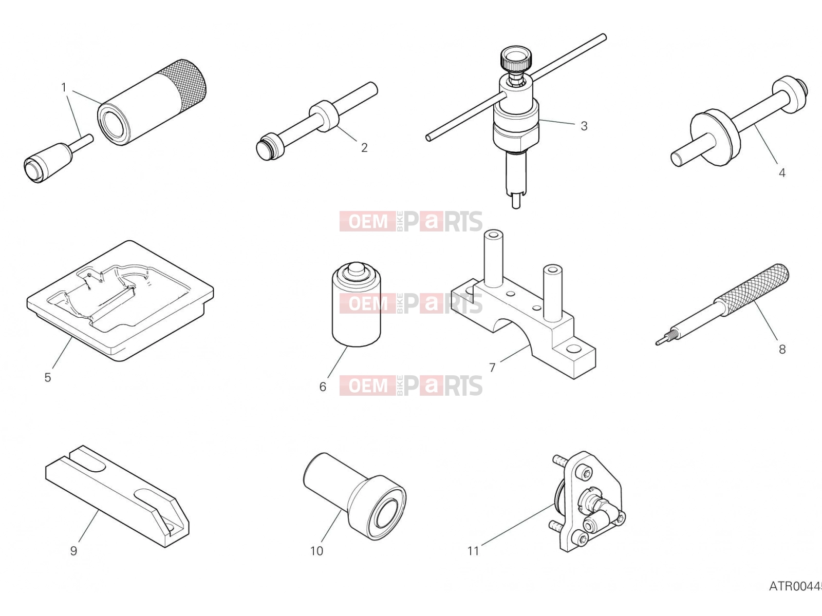 DUCATI 2023 Multistrada V4 S WORKSHOP SERVICE TOOLS (ENGINE)