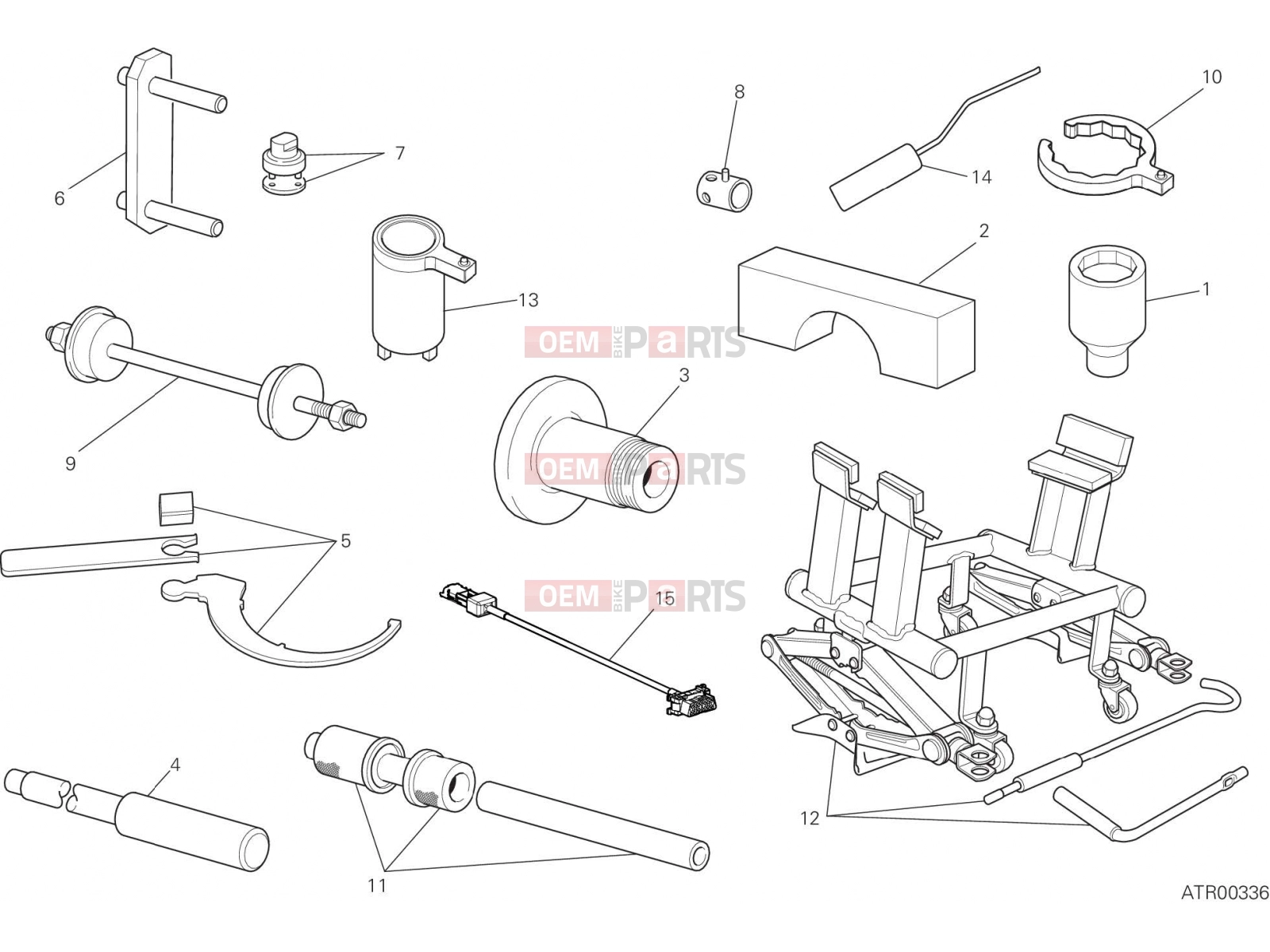 DUCATI 2016 Multistrada 1200 S WORKSHOP SERVICE TOOLS [MOD:MS1200S]