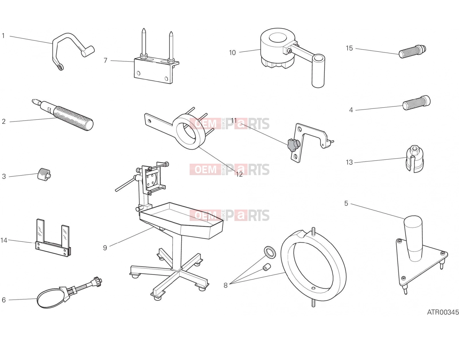 DUCATI 2017 XDiavel WORKSHOP SERVICE TOOLS, ENGINE [MOD:XDIAVEL]