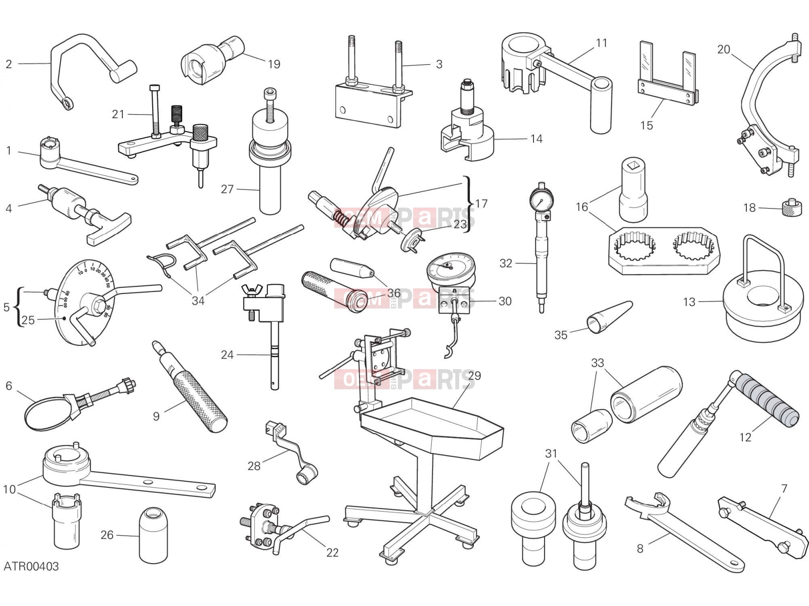 DUCATI 2019 Multistrada 950 S WORKSHOP SERVICE TOOLS [MOD:MS950S]