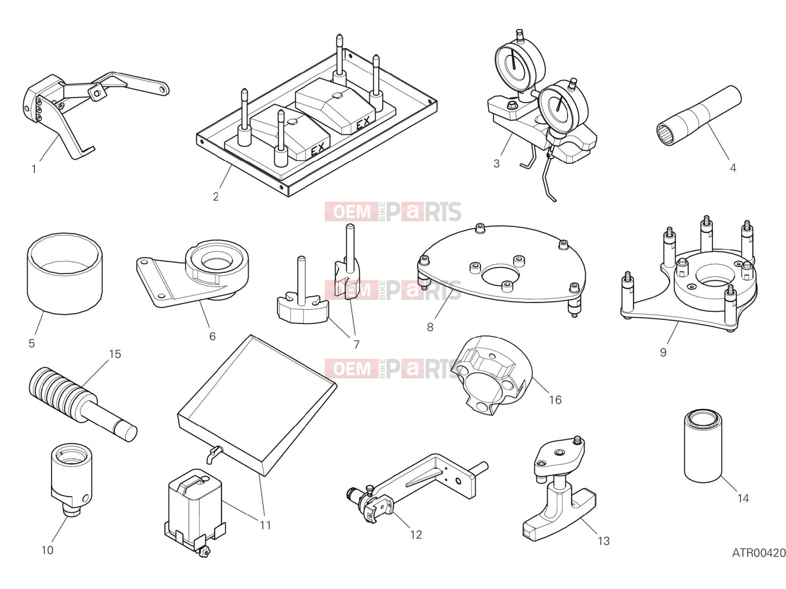 DUCATI 2021 Panigale V4 WORKSHOP SERVICE TOOLS (ENGINE) [MOD:PANV4]