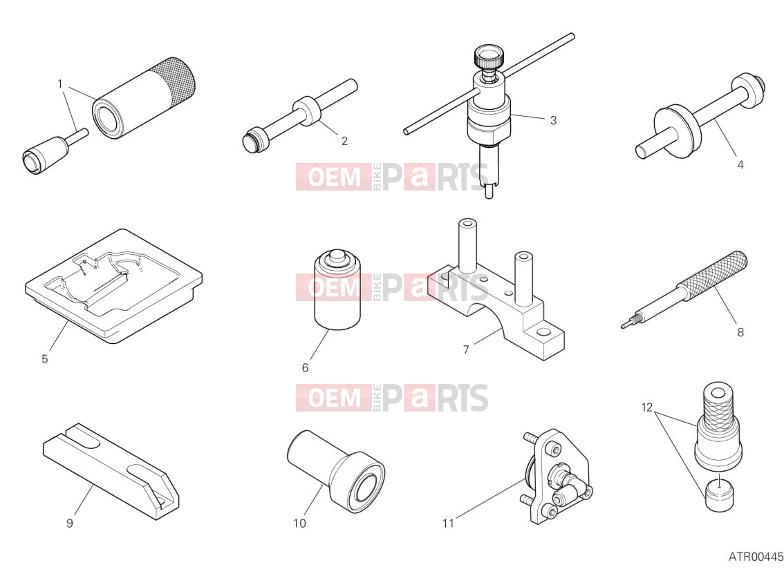 Workshop service tools (engine) - Ducati Diavel V4 2023