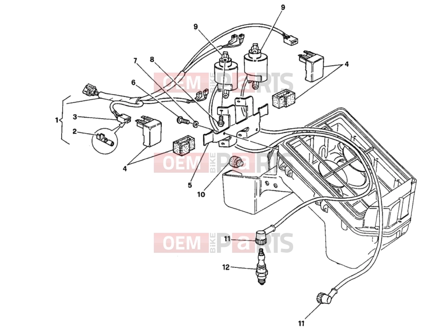 DUCATI 2001 Monster 750 IGNITION COIL » IGNITION SYSTEM