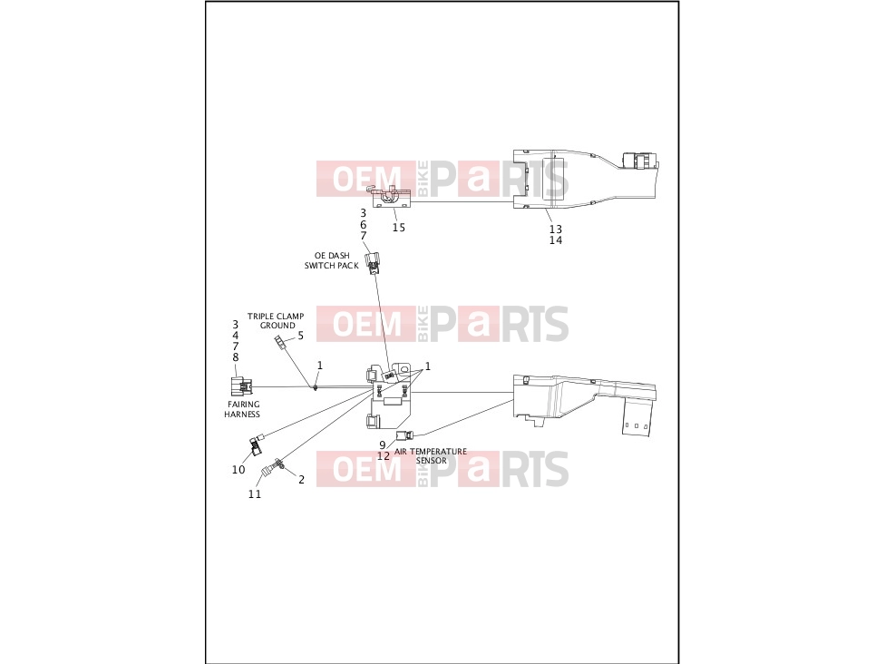 Harley-Davidson 2015 TOURING ULTRA CLASSIC LOW TWIN-COOLED  - FLHTCUL TC WIRING HARNESS, MAIN, ABS (FAIRING MODELS) - FLHTCU/L & FLHTK/L (1 OF 8)
