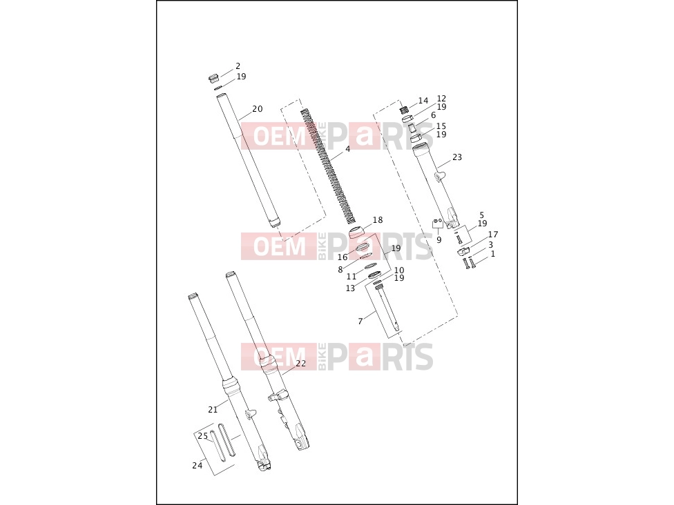 Harley-Davidson 2013 SOFTAIL SOFTAIL SLIM  - FLS FORK, FRONT - FXS