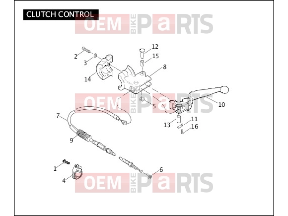 Harley-Davidson 2008 SOFTAIL NIGHT TRAIN  - FXSTB CLUTCH CONTROL