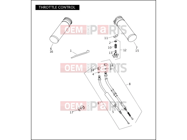 Harley-Davidson 2007 DYNA DYNA SUPER GLIDE CUSTOM  - FXDC THROTTLE CONTROL