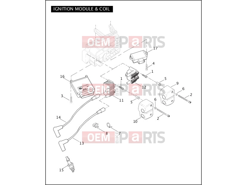 Harley-Davidson 2005 DYNA DYNA SUPER GLIDE  - FXD IGNITION MODULE & COIL