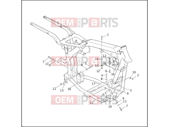 Harley-Davidson 2002 DYNA DYNA SUPER GLIDE  - FXD ENGINE MOUNTS & STABILIZER LINK