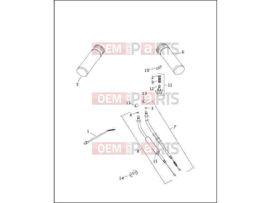 Harley-Davidson 2000 DYNA DYNA SUPER GLIDE  - FXD THROTTLE CONTROL