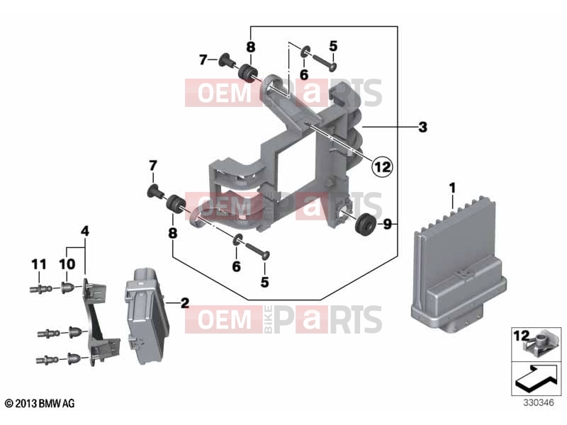 61 | Basic module | Basic module - BMW Motorrad K 1600 GT 22 (0F21, 0F23) 2021