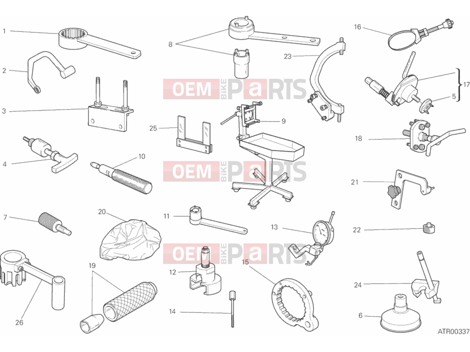DUCATI 2017 Scrambler Icon WORKSHOP SERVICE TOOLS, ENGINE