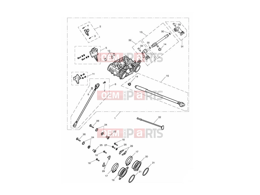Triumph 2013 THUNDERBIRD Throttle Bodies