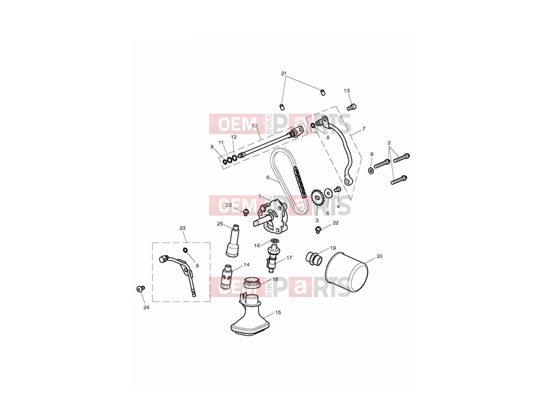 Triumph 2013 THUNDERBIRD Lubrication System