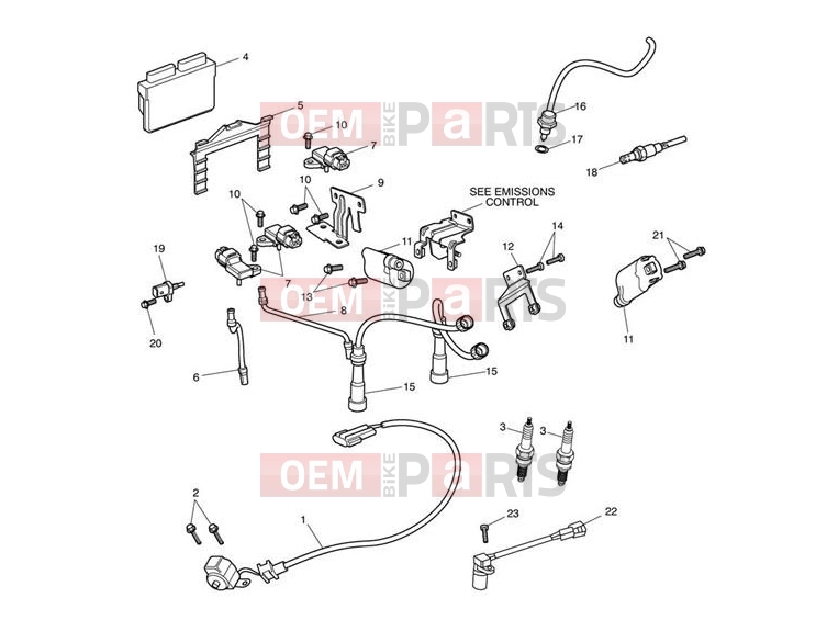 Triumph 2016 SCRAMBLER EFI Ignition System