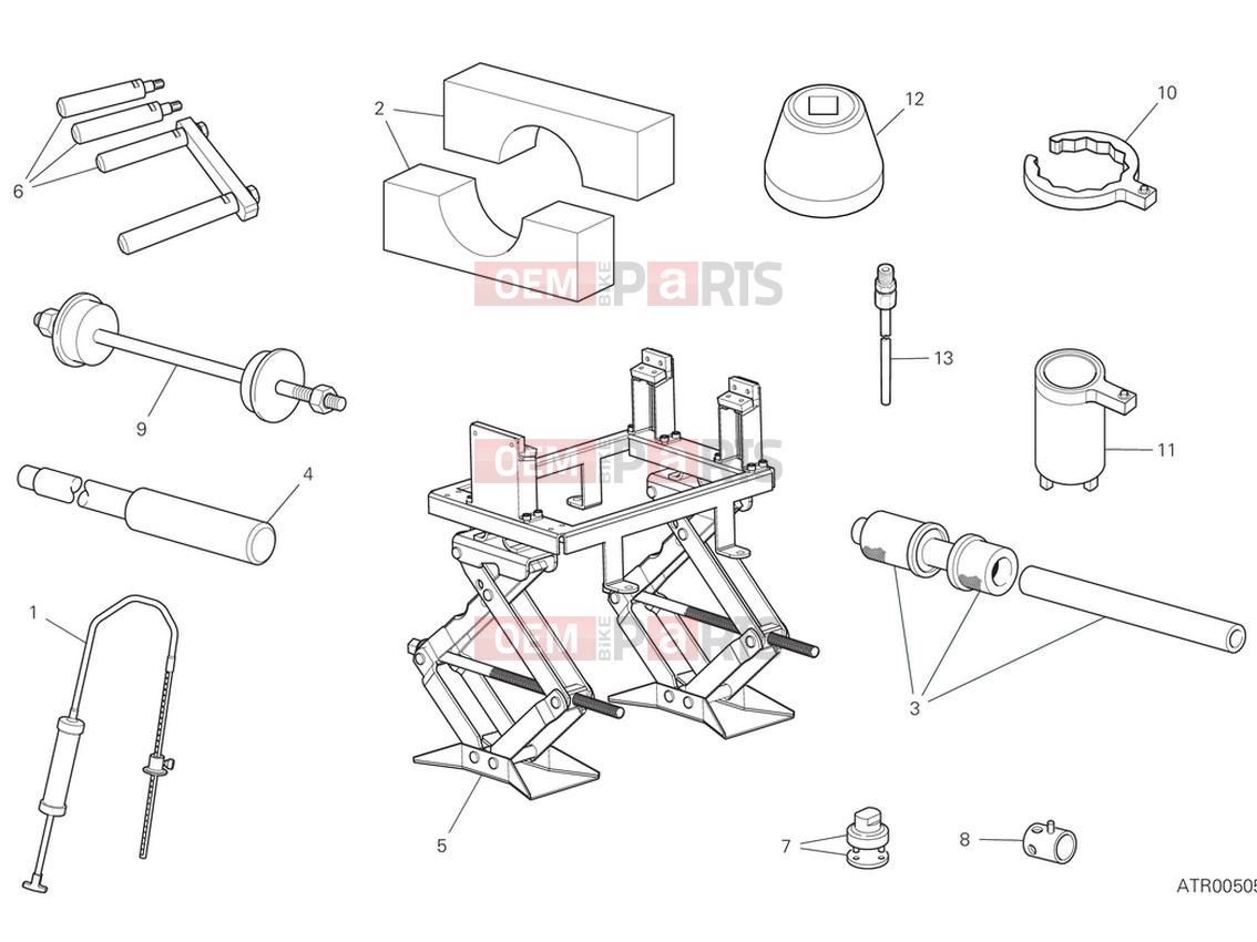 DUCATI 2024 Multistrada V2 Workshop service tools (2)