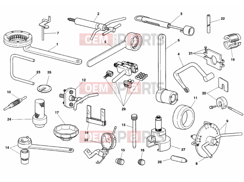 DUCATI 1998 Monster 900 WORKSHOP SERVICE TOOLS » SPECIAL TOOLS