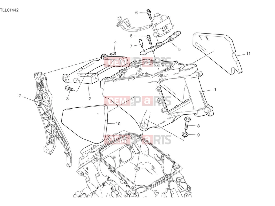 DUCATI 2024 Multistrada V4 RS Frame