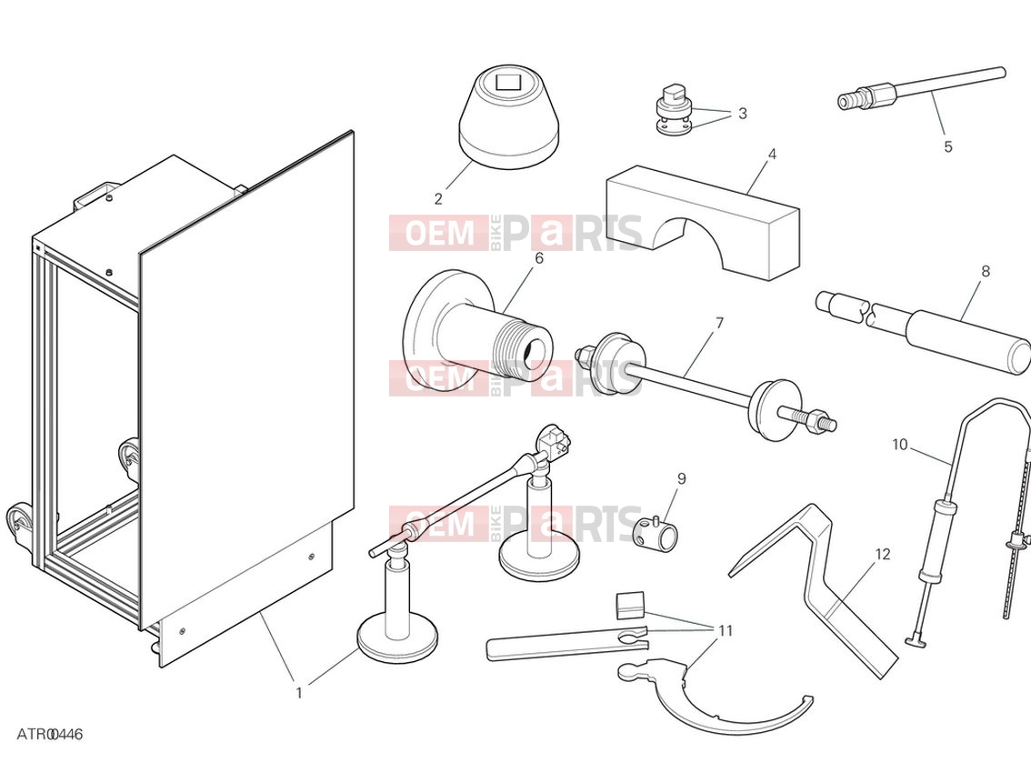 DUCATI 2024 Multistrada V4 S Workshop service tools (frame)