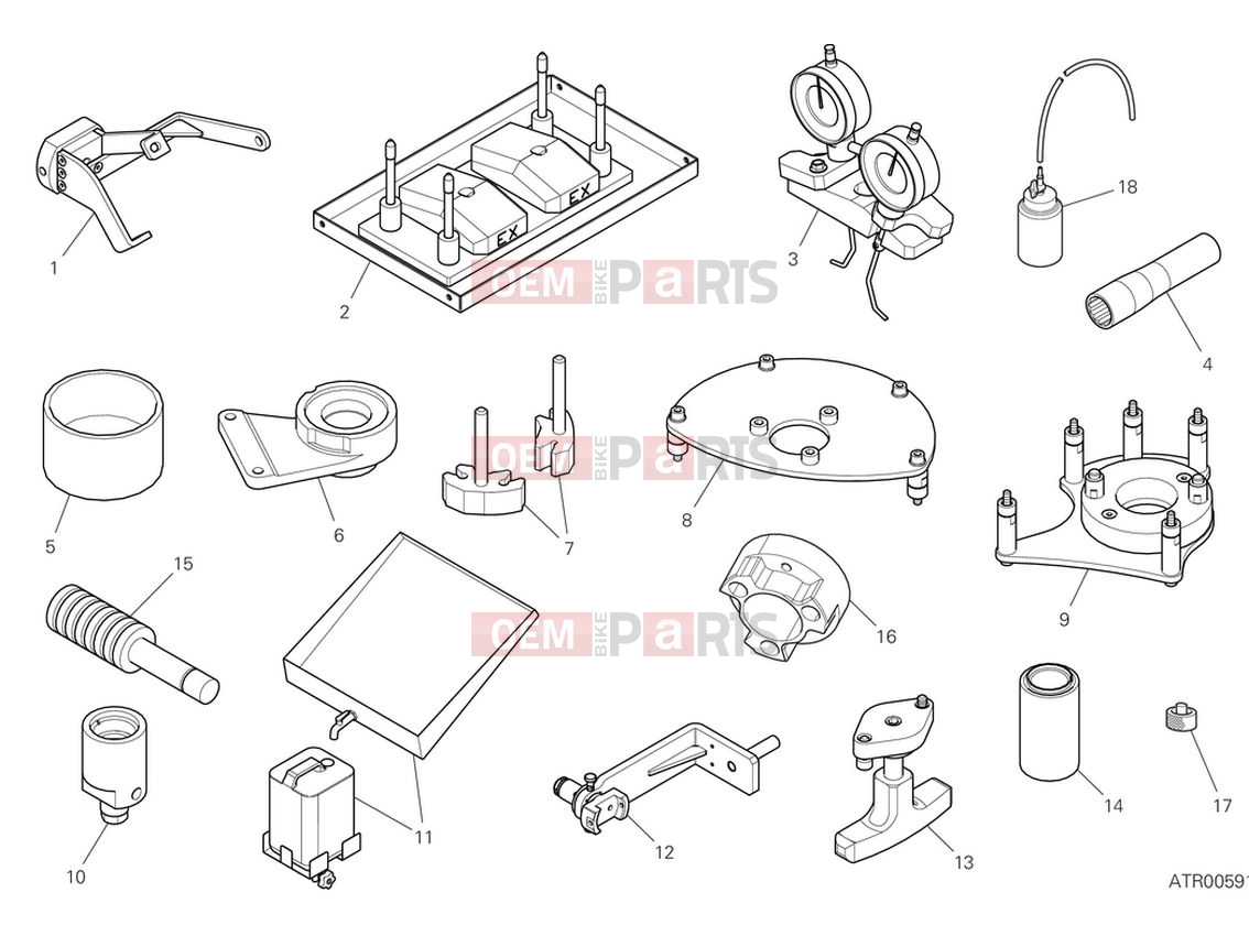 DUCATI 2024 Panigale V4 Workshop service tools (engine 1)