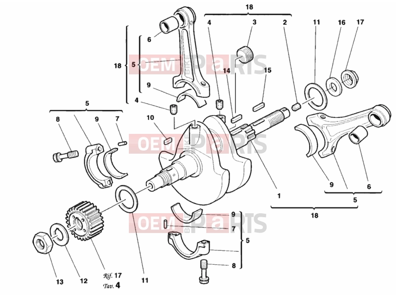 DUCATI 1998 900 SS Final Ed. CRANKSHAFT » ENGINE CASE