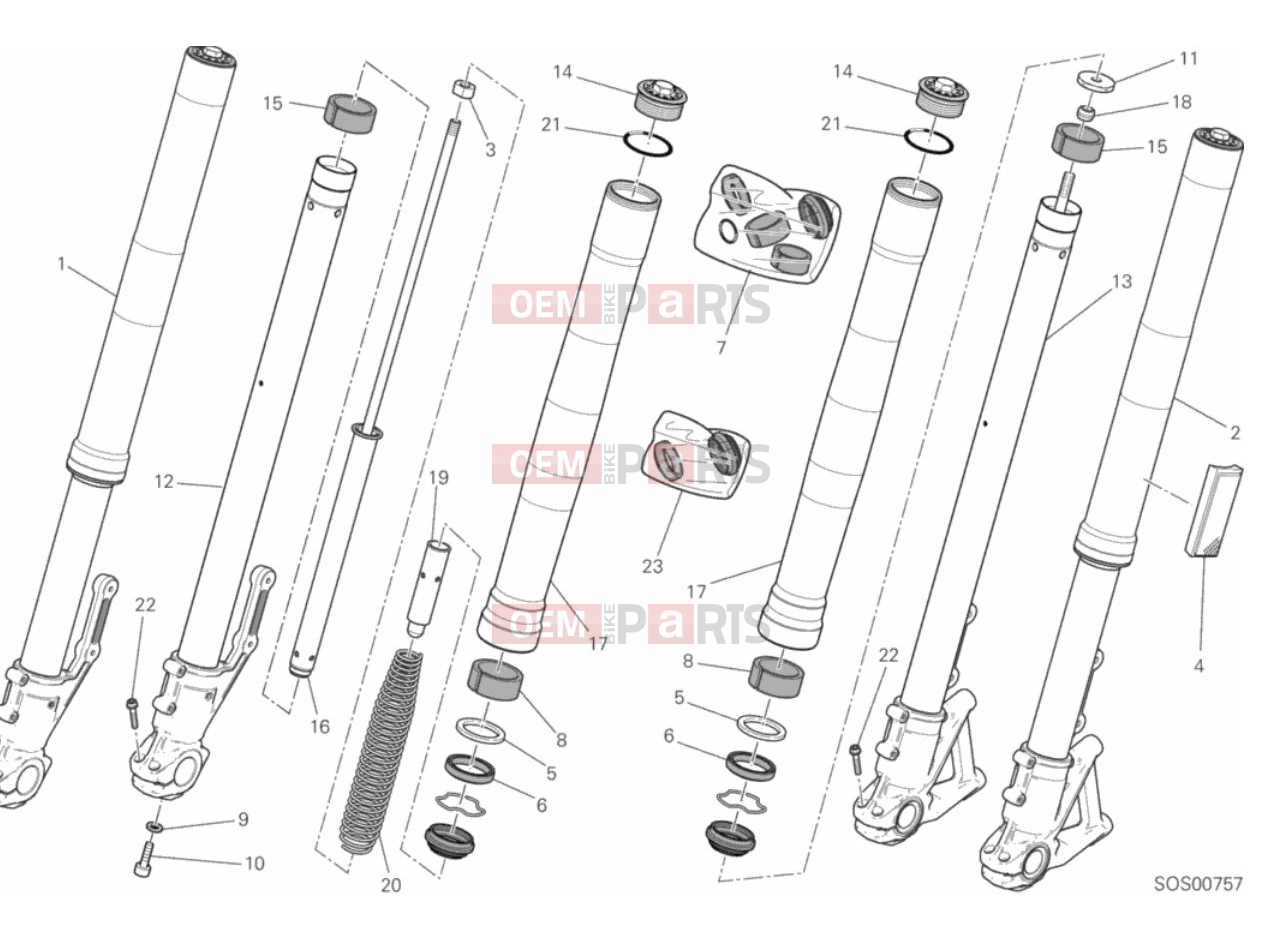 DUCATI 2018 Scrambler Classic FRONT FORK