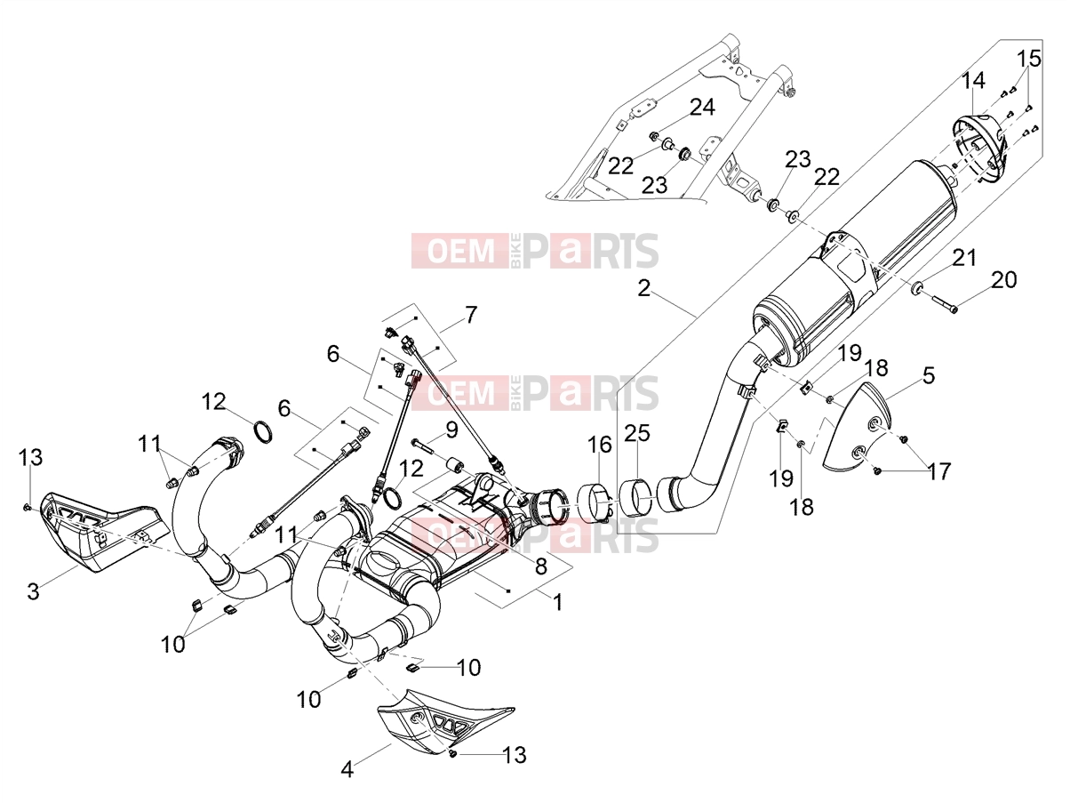 MOTOGUZZI V85 TT E5+ (EU) Engine » Silencer