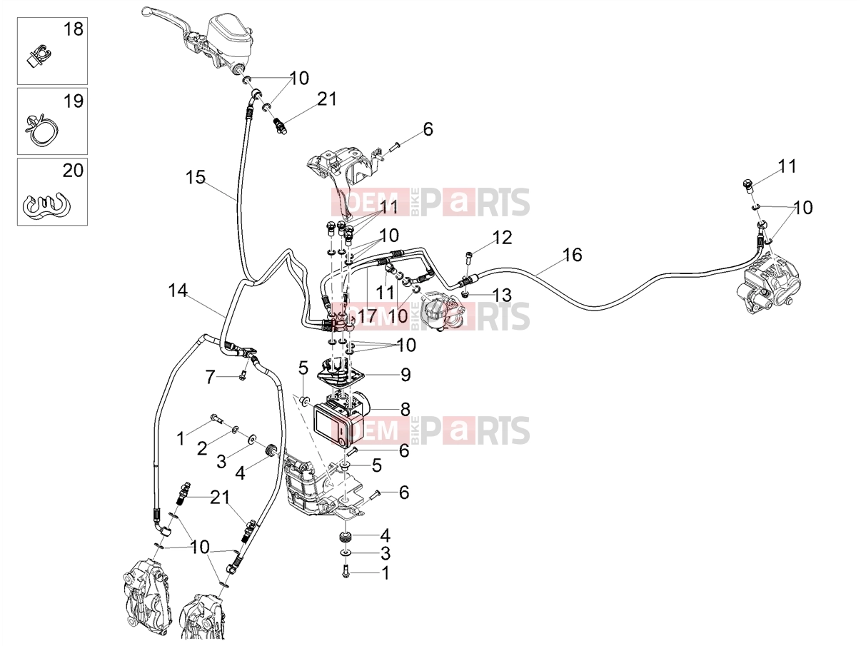 MOTOGUZZI V85 TT Strada E5+ (EU) Braking system » ABS Brake system